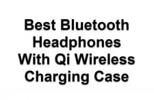 Bluetooth Headphones With Qi Wireless Charging Case