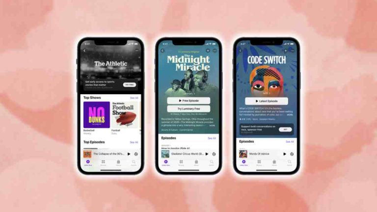 clear iphone podcasts
