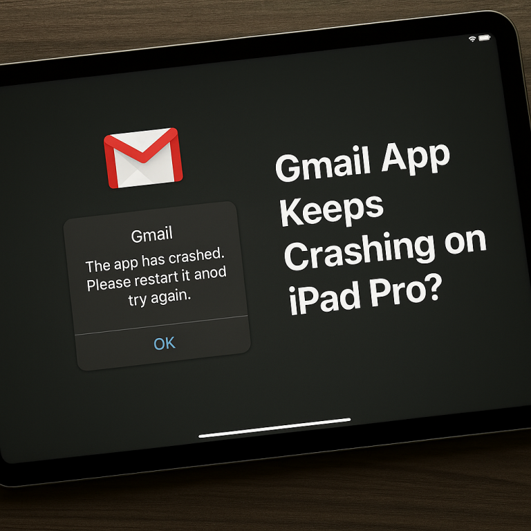 Gmail App Keeps Crashing on iPad Pro? Here’s How to Fix It