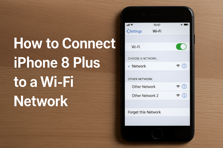 How to Connect iPhone 8 Plus to a Wi-Fi Network