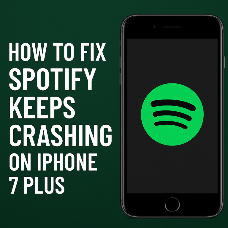 How to Fix Spotify Crashing on iPhone 7 Plus After iOS Update