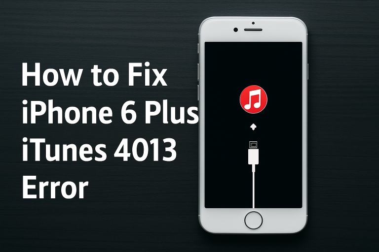How to Fix iPhone 6 Plus iTunes 4013 Error and Other Power Issues