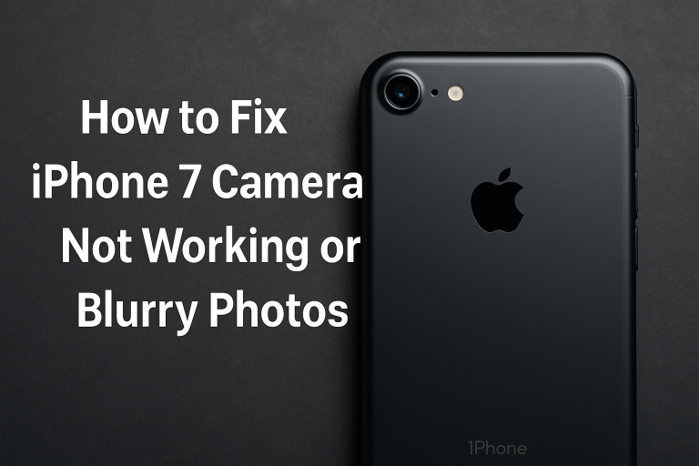 How to Fix iPhone 7 Camera Not Working or Blurry Photos