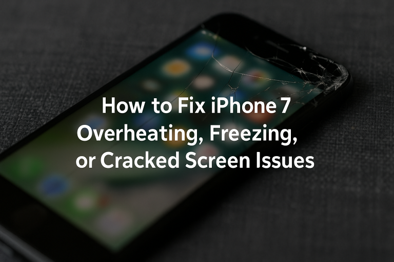 How to Fix iPhone 7 Overheating, Freezing, or Cracked Screen Issues