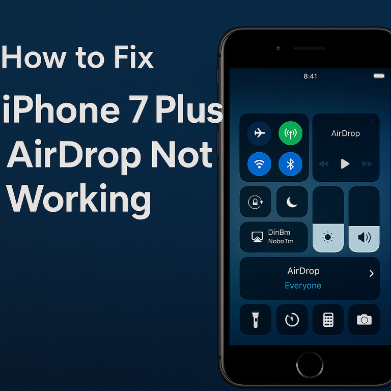 How to Fix iPhone 7 Plus AirDrop Not Working