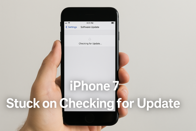 How to Fix iPhone 7 Stuck on “Checking for Update”