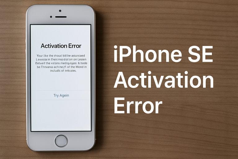 How to Fix iPhone SE Activation Errors After a Factory Reset