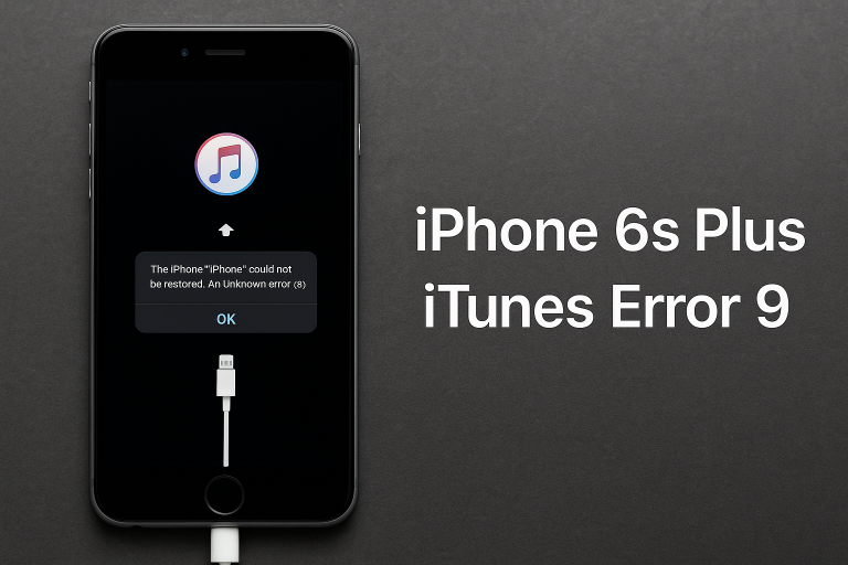 How to Fix iTunes Error 9 When Restoring iPhone 6s Plus