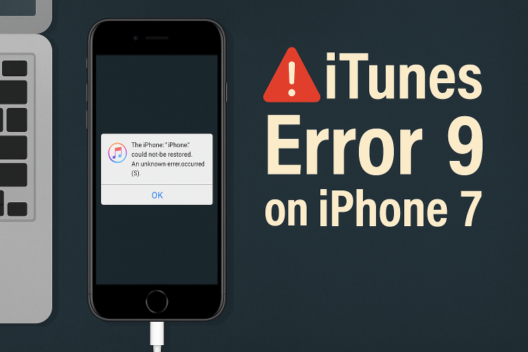 How to Fix iTunes Error 9 on iPhone 7