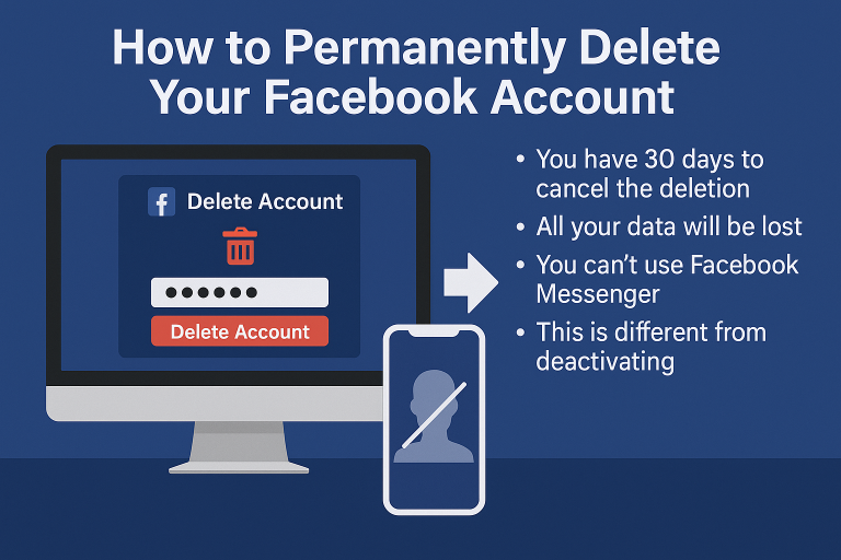 How to Permanently Delete Your Facebook Account