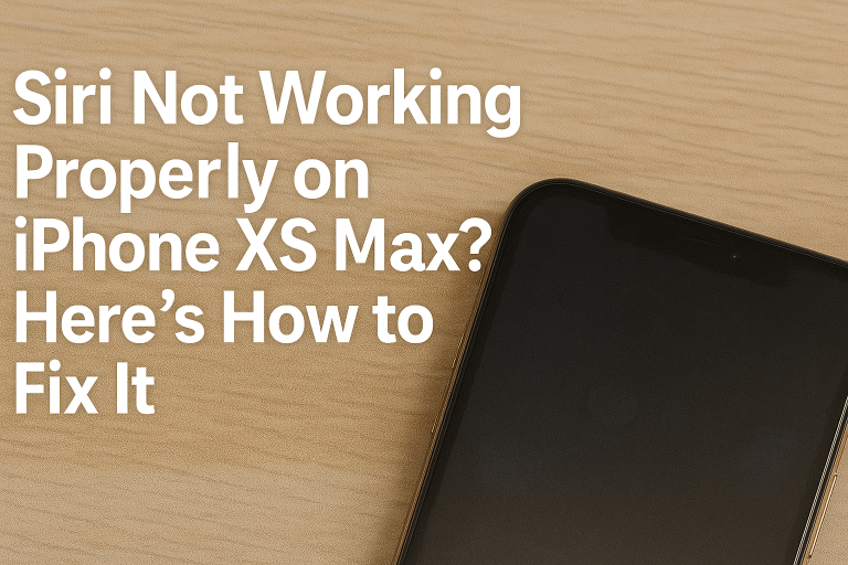 Siri Not Working Properly on iPhone XS Max? Here’s How to Fix It