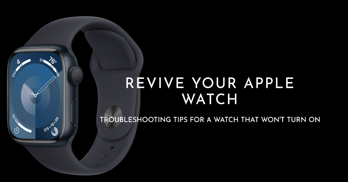 How To Fix Apple Watch Wont Turn On Or Unresponsive iKream