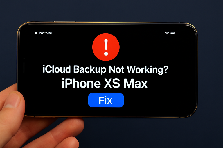 iCloud Backup Not Working on iPhone XS Max? Here’s How to Fix It