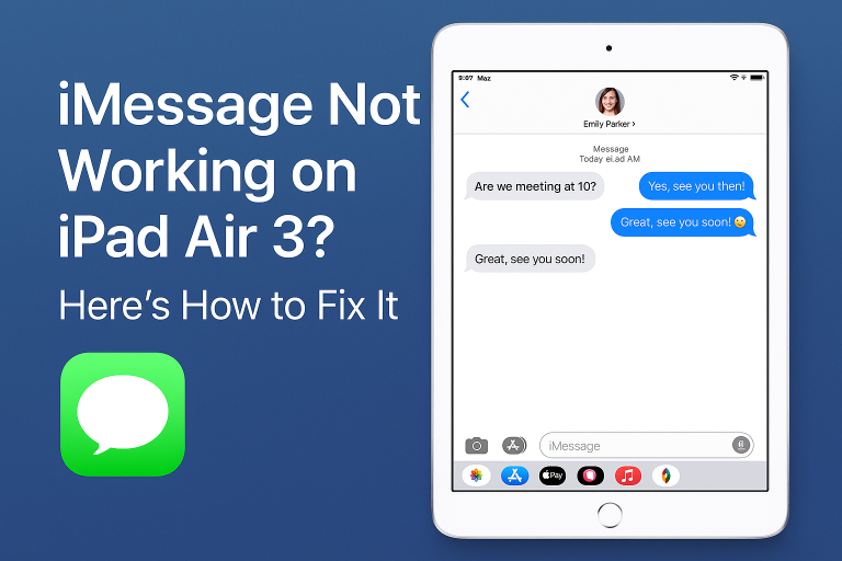 iMessage Not Working on iPad Air 3? Here’s How to Fix It