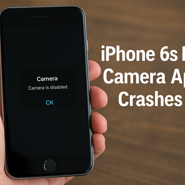 How to Fix iPhone 6s Plus Camera App Crashes, Blurry Photos, and Other Camera Problems