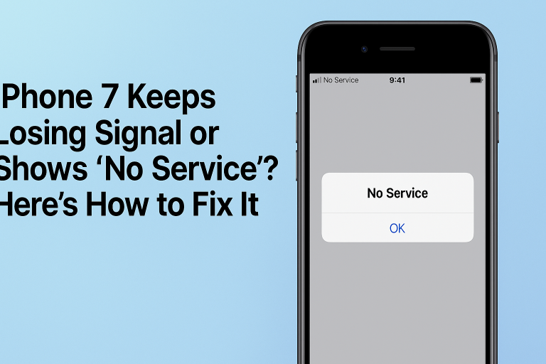 iPhone 7 Keeps Losing Signal or Shows “No Service”? Here’s How to Fix It