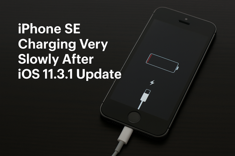 iPhone SE Charging Very Slowly After iOS 11.3.1 Update? Here’s How to Fix It