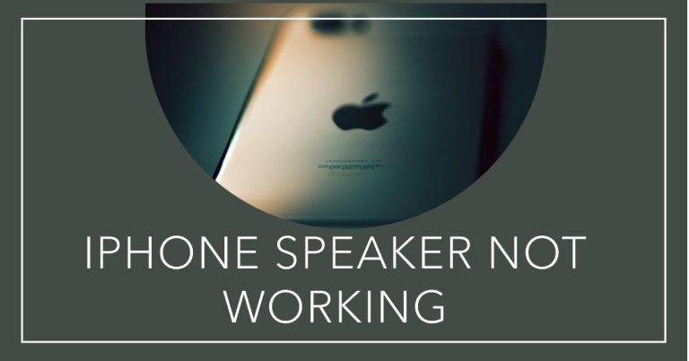 iPhone SE Speaker Not Working