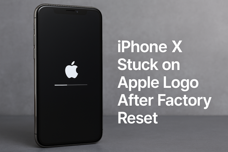 iPhone X Stuck on Apple Logo After Factory Reset? Here’s How to Fix It