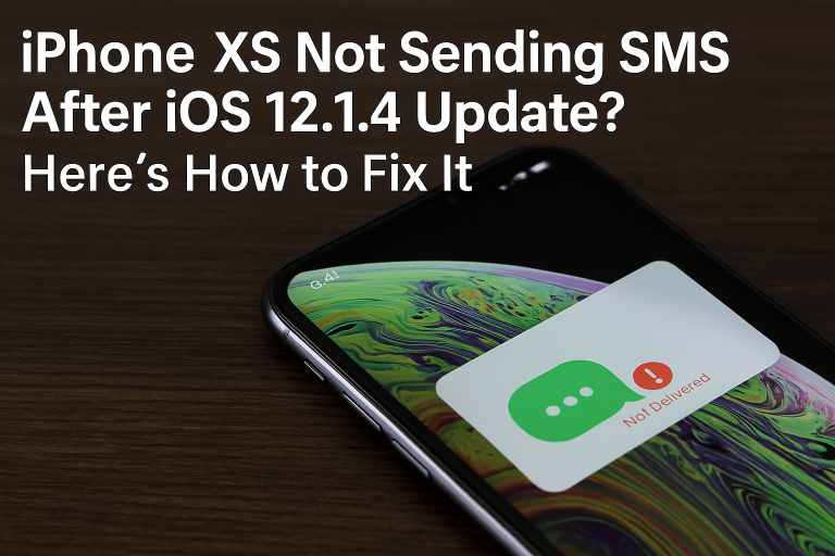 iPhone XS Not Sending SMS After iOS 12.1.4 Update? Here’s How to Fix It