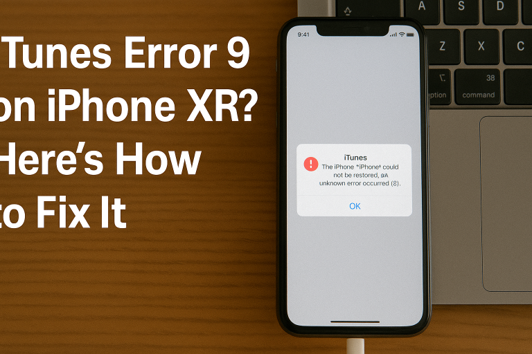 iTunes Error 9 on iPhone XR? Here’s How to Fix It