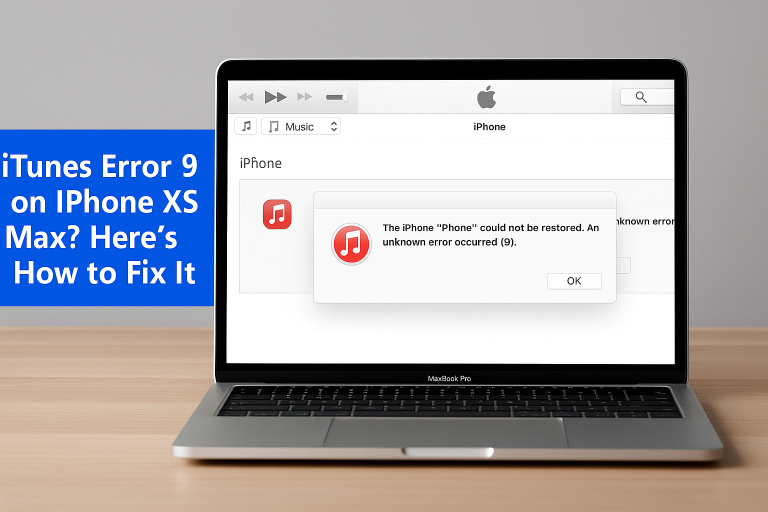 iTunes Error 9 on iPhone XS Max? Here’s How to Fix It