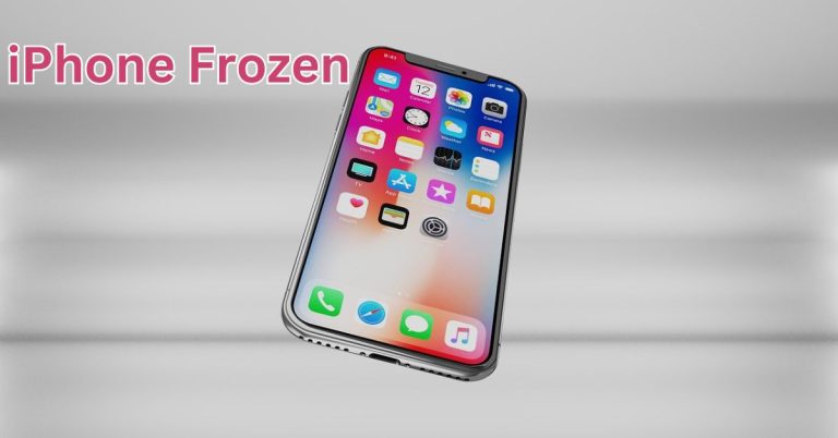 iPhone X frozen