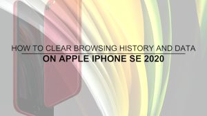 How to Clear Browsing History and Internet Data on Apple iPhone SE 2021