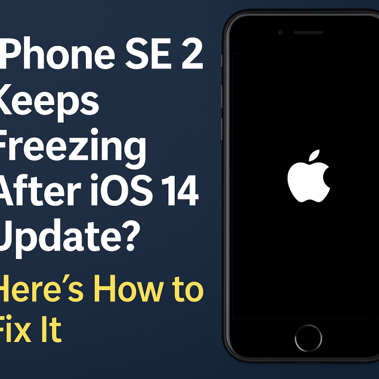 iPhone SE 2 Keeps Freezing After iOS 14 Update? Here’s How to Fix It