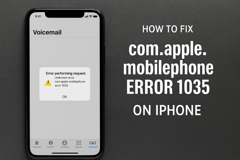 How to Fix “com.apple.mobilephone Error 1035” on iPhone