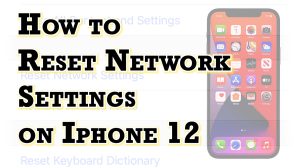 How to Reset Network Settings on Apple iPhone 12 | Restore Network Defaults