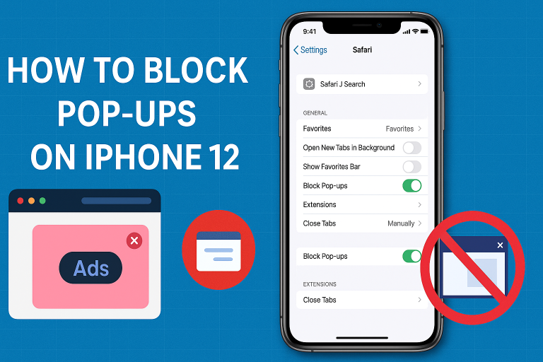 How to Block Pop-Ups on iPhone 12 (Safari Browser)