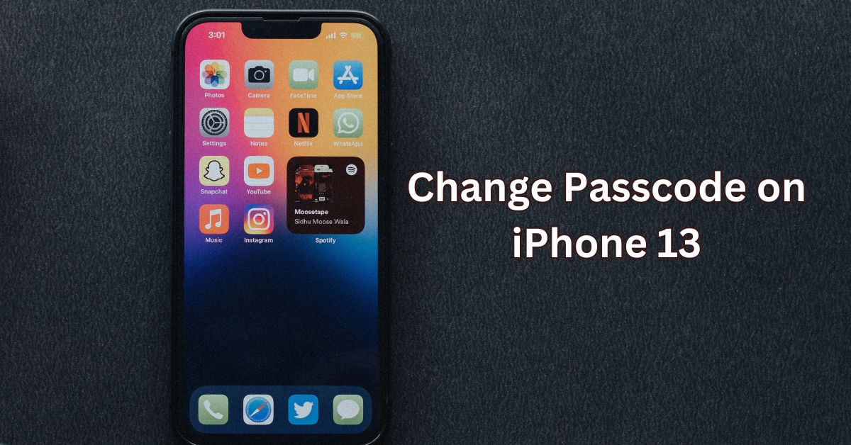 iphone 13 set password