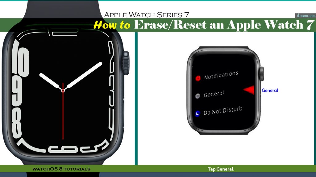 watch series 7 reset