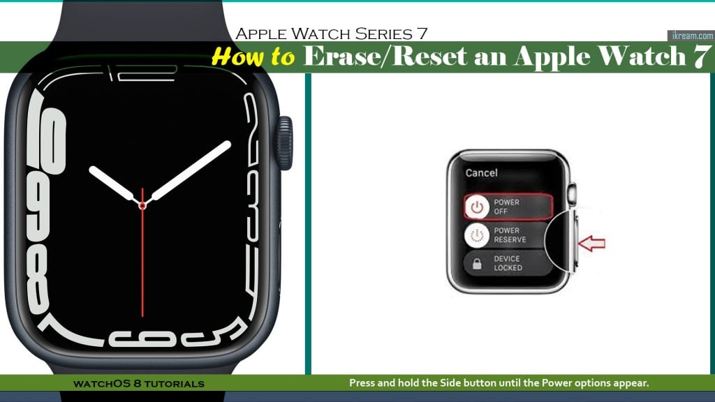 factory reset apple watch7 hardreset