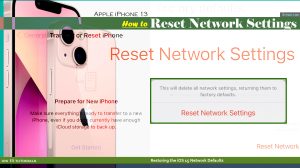 How to Reset Network Settings on iPhone 13 (iOS 15)
