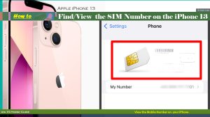 How to Access/View SIM Number on iPhone 13 (iOS 15)