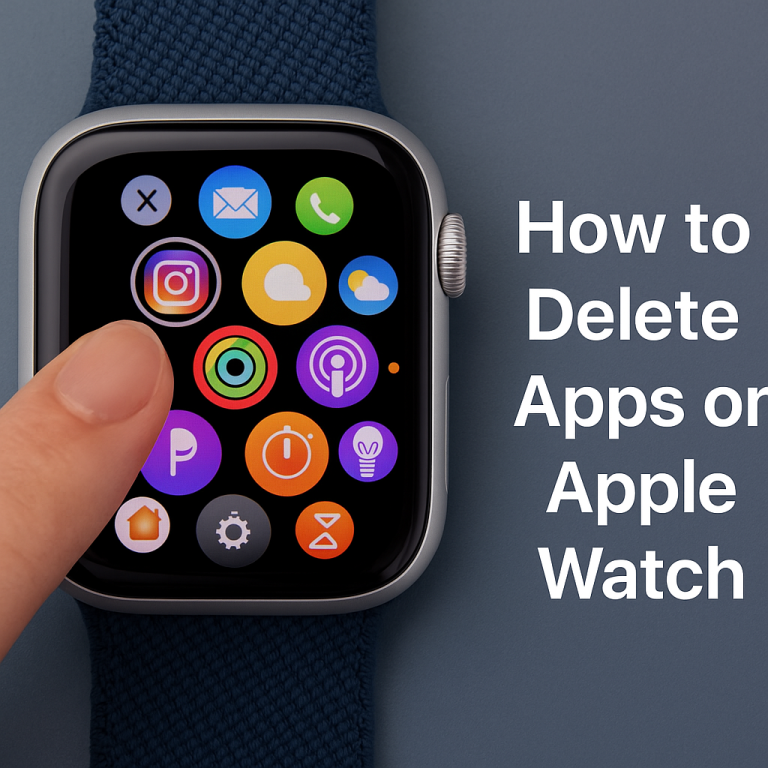 How to Delete Apps on Apple Watch 7 (watchOS 8)