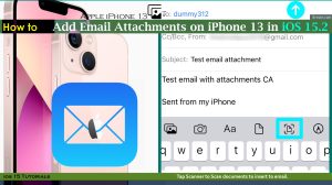 How to Add Email Attachments on iPhone 13 (iOS 15.2)