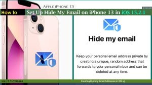 How to Set Up Hide My Email on iPhone 13 (iOS 15.2.1)