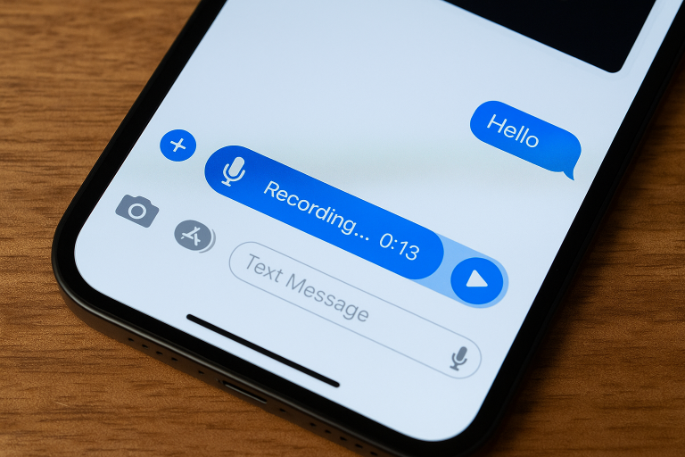 How to Send Voice Messages on iPhone 13