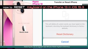 How to Reset Keyboard on iPhone 13 (iOS 15.3)