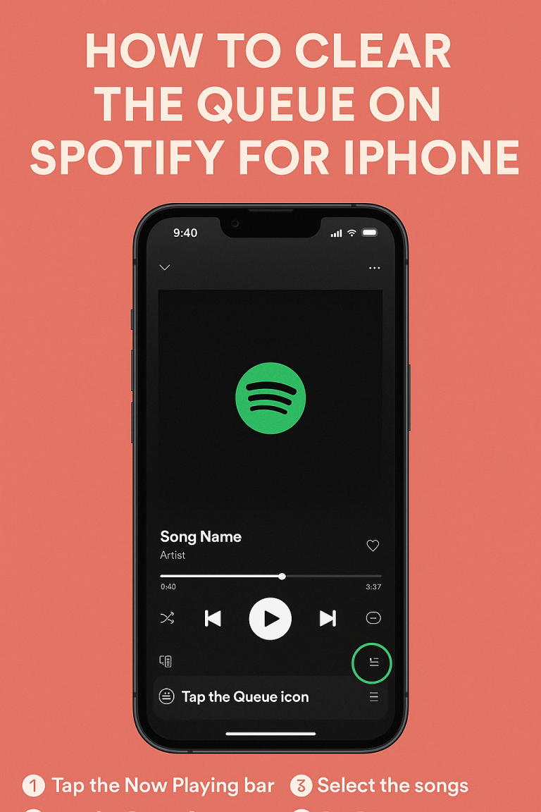 How to Clear the Queue on Spotify for iPhone (iOS 15 and Up)