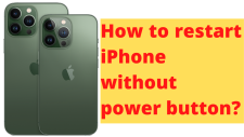 How to restart iPhone without power button