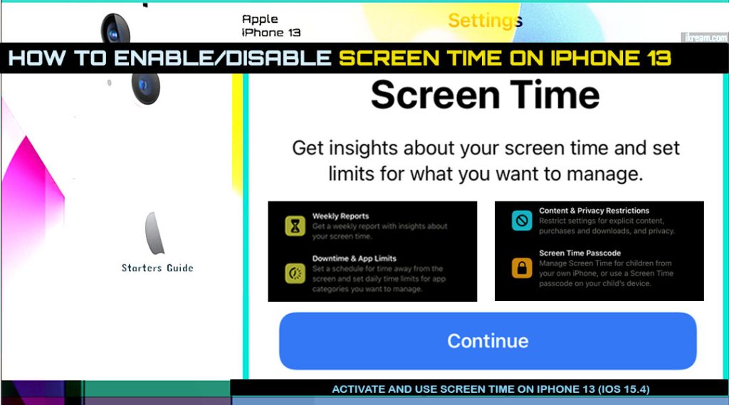 How to Turn Screen Time On and Off on iPhone 13 1 enable disable screen time iphone13 featured
