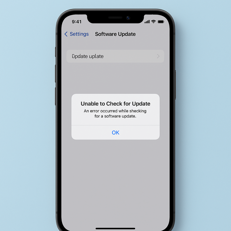 iPhone 13 Says “Unable to Check for Update”? Here’s How to Fix It
