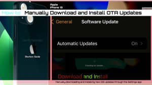 How to Manually Download and Install OTA Updates on iPhone 13 via Settings