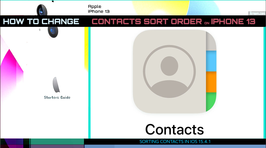 How to Sort Contacts on iPhone 13