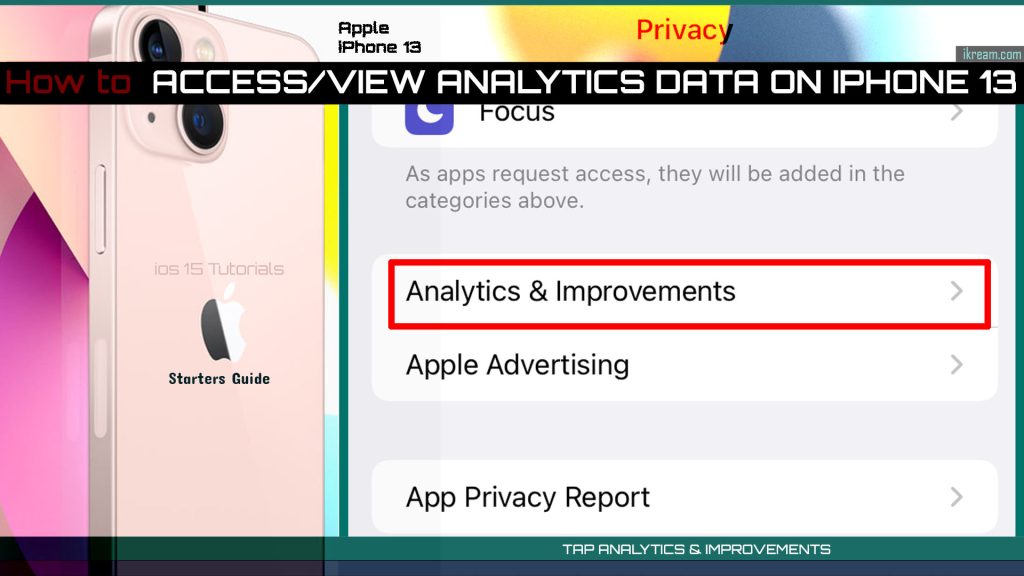 How to View Analytics Data on iPhone 13 4 view analytics data iphone13 ios15 ANI