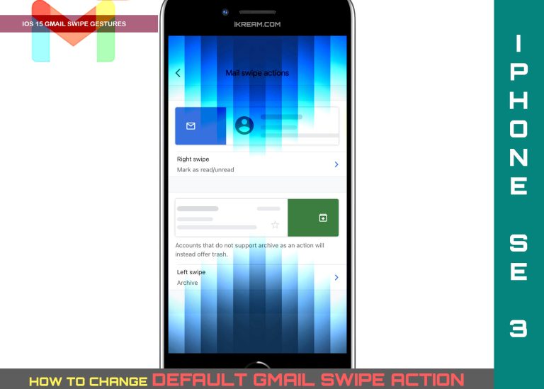 How to Change Gmail Swipe Actions on iPhone SE 3